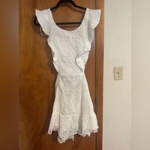 Selfie Leslie brand new white dress